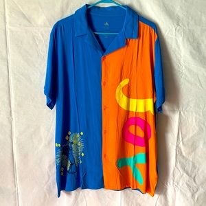 Disney - Inside Out - JOY - UNISEX - Woven Button Up Shirt